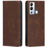 INORCO Za Infinix Hot 12i 4G PU usnje+TPU telefonska torbica s telečjo teksturo, magnetno zapiranje, pokrov stojala za denarnico, (22035315) | Shoptok.si