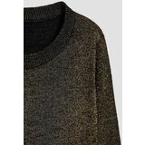 Marisse Black Metallic Thread Sweater | shoptok.hr