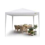  Saska Garden vrtni paviljon 3 × 3 × 2,45 m – bela | Shoptok.si