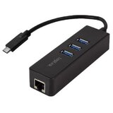 Logilink HUB USB-C => 3x USB 3.0 tip A 1x RJ45 1GBit/s (UA0283) | Shoptok.si