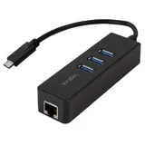 USB 3.2 Gen 1 Hub, 3-port, USB-C - Gigabit Ethernet