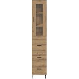  Highboard Umjetnički hrast 34,5 x 34 x 180 cm Konstruirano drvo | shoptok.hr