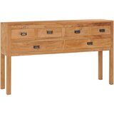 vidaXL Komoda od masivne tikovine 125 x 30 x 75 cm | shoptok.hr
