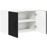 vidaXL zidni kuhinjski ormarić s policom 2 pcs crna 60 x 31 x 40 cm | shoptok.hr