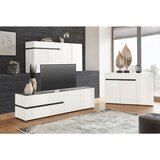 Voleo komoda, antracit, bela | Shoptok.si