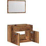  2-dijelni set kupaonskog namještaja od starog drveta | shoptok.hr