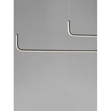 Nova Luce Mat črna aluminijasta LED zatemnitvena viseča svetilka Strita – | Shoptok.si