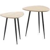 XORA set miz, črna, barve hrasta | Shoptok.si