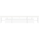 TV omarica z LED lučkami bela 230x36,5x40 cm, (20731051) | Shoptok.si
