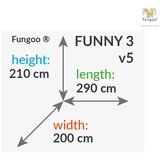  Drveno dječje igralište FUNNY 3, s pješčanikom i ljuljačkom | shoptok.hr