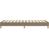  Okvir za krevet s oprugom smeđesivi 90x190cm od tkanine | shoptok.hr