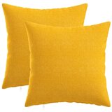  Jastuk s jastukom HEERLEN 2 kom. Svijetlo žuta Tkanina - Svjetložuta 30 x 30 cm 2 | shoptok.hr