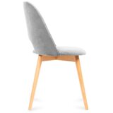  Trpezarijska stolica TINO 86x48 cm siva/svetli hrast | Eponuda.com