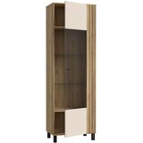 Hom`in vitrina, barve hrasta, peščene barve | Shoptok.si
