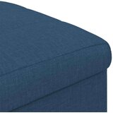  Otoman za pohranu s jastukom Plava 40 x 40 x 45 cm tkanina - Plava 40 cm tkanina | shoptok.hr