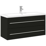  Kopalniška omarica z umivalnikom črna, (21279991) | Shoptok.si