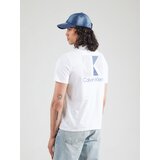 Calvin Klein Majica mornarska / kraljevo modra / svetlo siva / bela | Shoptok.si