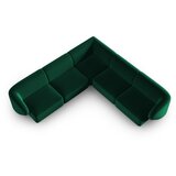 Milo Casa Zelena žametna kotna sedežna garnitura Paolo – | Shoptok.si