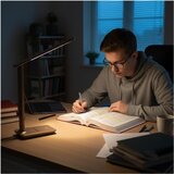  LED prigušiva stona lampa NOBLITE N LED/7W/230V 3000/4000/6500K braon | Eponuda.com