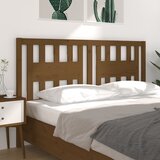  Uzglavlje boja meda 206 x 4 x 100 cm od masivne borovine | shoptok.hr