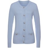 VIVANCE Pletena jopa svetlo modra | Shoptok.si