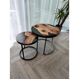  Drveni stolić za kavu (komplet od 2) | shoptok.hr