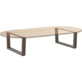 Noge za klub stolić V-oblik 2 kom Prirodni čelik 70 x (30-31,3) cm Čelik | shoptok.hr
