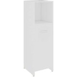  Kopalniško pohištvo 4 kosi bele barve iverna plošča | Shoptok.si