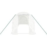  Staklenik s čeličnim okvirom bijeli 16 m² 8 x 2 x 2 m | shoptok.hr
