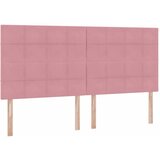  s madracem i skladištem Ružičasta 200 x 200 cm Baršun | shoptok.hr