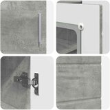  Drveni ormar s pohranom Betonski sivi 88,5 x 30,5 x 73 cm | shoptok.hr