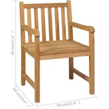  3-dijelni vrtni blagovaonski set od masivne tikovine | shoptok.hr