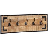  Stalci za kapute 2 kom 80 x 8 x 25 cm masivno grubo drvo manga | shoptok.hr