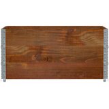  Okviri za palete 3 kom smeđi 120 x 80 cm od masivne borovine | Eponuda.ba