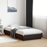  Okvir za krevet crni 75 x 190 cm od konstruiranog drva | Eponuda.ba