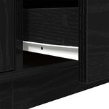 vidaXL TV ormarić s LED svjetlima crni 160,5x41x50 cm | shoptok.hr