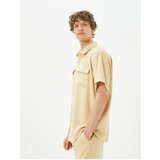 Koton Shirt - Brown - Regular fit cene