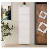 ormar za cipele 5 piece metal white