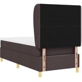  Krevet s opruga kutije Tamno smeđa 190 x 90 cm tkanina | shoptok.hr
