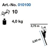 Prislone Merdevine 10 Gazišta Krause Corda 2,8m | Eponuda.com