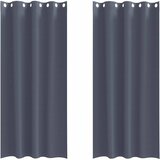  Zavjese za blackout s prstenovima 2 pcs Antracit 260 x 140 cm | shoptok.hr