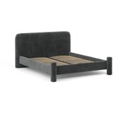 Micadoni Tamno sivi tapecirani bračni krevet s podnicom 140x200 cm Vera – | shoptok.hr