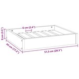  Krevet za psa Vosak smeđa 51 5 x 44 x 9 cm Čvrsto borovo drvo | shoptok.hr