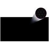 vidaXL Plavajoča PE solarna folija za bazen 400x200 cm črna in modra | Shoptok.si