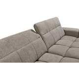 Livetastic KOTNA SEDEŽNA GARNITURA, mikrovlakna rjavosiva | Shoptok.si