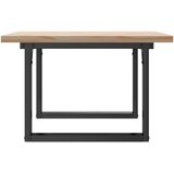  Stolić za kavu O-oblika 70x70x40,5 cm od borovine i čelik | shoptok.hr