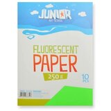 Junior jolly fluo paper papir fluo a4 250g 10k - odaberite nijansu fluo zelena ( 136123 ) Cene
