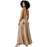 Ayfee Dolge obleke ABITO SCOLLO MARYLIN CON TASSEL 451-CAM26360 Bež Cene