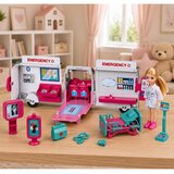  Foldable Ambulance For Dolls Hospital Mini Doll Accessories 11 pcs. | Shoptok.si
