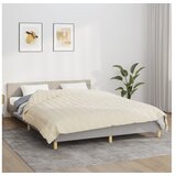  Obtežena odeja svetlo krem 200x225 cm 13 kg blago | Shoptok.si